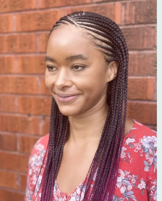 Fulani Braids/Cornrows — work by Mariama