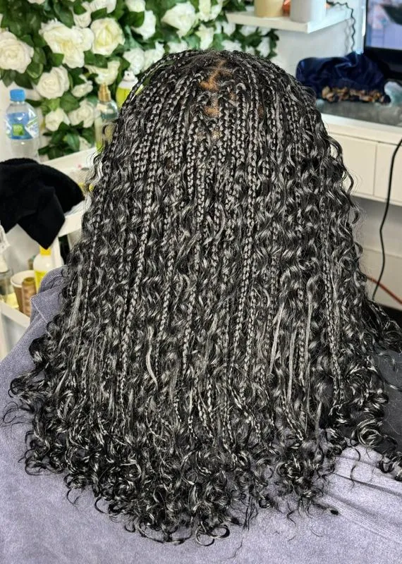 Kids goddess braids — salon work by Mariama