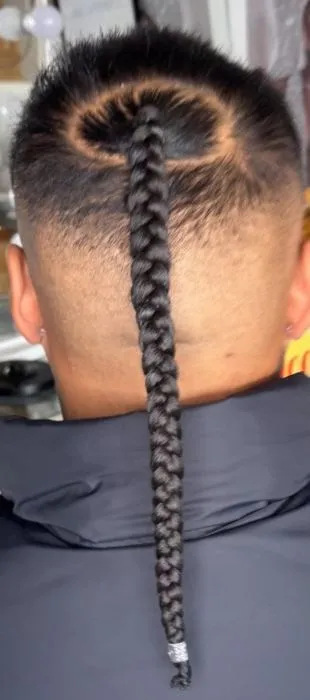 Men 1 Rat tail — salon work by Mariama